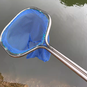 Épuisette de pêche à la mouche légère en acier inoxydable avec filet en HDPE ultra-résistant et design de cuillère épaissie - Product Image 2