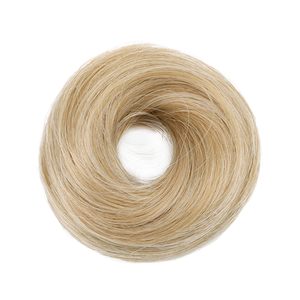 Extensions de chignon en cheveux naturels, type queue de cheval, avec élastique et anneau de fixation pour chignon - Product Image 1