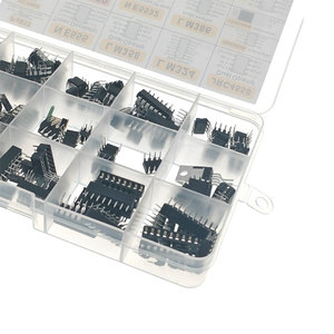 XL IC assortimento di Chip 150 pezzi, opamp, oscillatore, pwm, PC817, NE555, LM358, LM324, JRC4558, LM393, LM339, NE5532, LM386, TDA2030 - Product Image 3