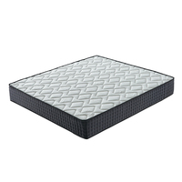 Matelas à ressorts ensachés Euro Top de haute qualité à prix d'usine avec housse en tissu polyester tricoté pour hôtel