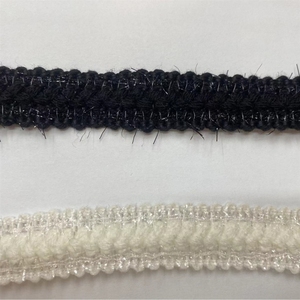 Ruban tissé noir et blanc DIY, accessoires pour vêtements pour femmes et enfants, literie, coussins décoratifs, pinces à cheveux - Product Image 3