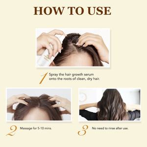 Suero para el Crecimiento del Cabello Orgánico con Logotipo Privado Personalizado OEM, Cuidado Profesional para Todo Tipo de Cabello - Product Image 5