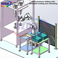 Bras de robot industriel servo-électrique à 6 axes certifié CE, capacité de charge de 6 kg, composants essentiels du moteur PLC pour l'automatisation du déchargement