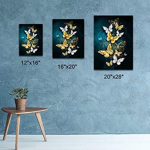 Toile <span class=keywords><strong>d</strong></span>'art mural imprimés plante <span class=keywords><strong>d</strong></span>écor mural <span class=keywords><strong>d</strong></span>écoration de <span class=keywords><strong>la</strong></span> maison ensembles accessoires fleurs <span class=keywords><strong>d</strong></span>'<span class=keywords><strong>or</strong></span> feuille fleur moderne peinture florale - Product Image 5