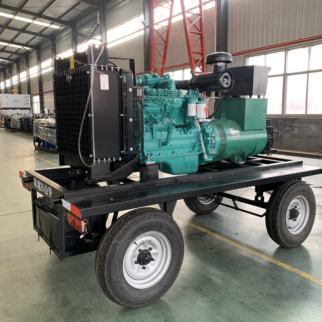 80KW Silent Diesel Generator Open Frame with Digital Panel Air Cooled System ATS Auto Start Factory Cheap Price