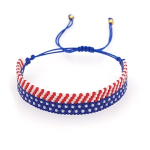 Go2boho Bracciale Miyuki Braccialetti unisex <span class=keywords><strong>dell</strong></span>&amp;#39;<span class=keywords><strong>amicizia</strong></span> con bandiera USA - Product Image 5