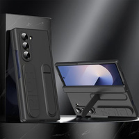 Casing Handphone Samsung Z Fold 7 dengan Penyangga Gelang, Anti-Sidik Jari, Matte PC, Full Cover, untuk Galaxy Z Fold 5 6
