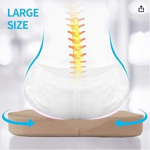 Cojín de asiento de espuma viscoelástica cómodo para Conductor de asiento de <span class=keywords><strong>coche</strong></span> o <span class=keywords><strong>silla</strong></span> de oficina de conductor de asiento de <span class=keywords><strong>coche</strong></span> personalizado - Product Image 3