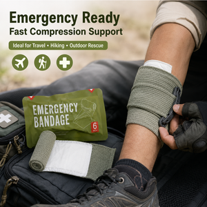 Bandage <span class=keywords><strong>israélien</strong></span> durable Risenmed, 6 pouces, bandages d'urgence, <span class=keywords><strong>garrot</strong></span> médical, bandage stérile en rouleau pour le camping en plein air, la randonnée - Product Image 5