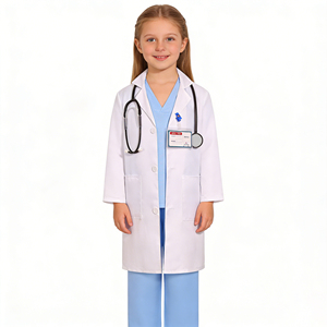 Disfraz <span class=keywords><strong>de</strong></span> Médico para Niños, Traje <span class=keywords><strong>de</strong></span> Cosplay <span class=keywords><strong>de</strong></span> Halloween con Estetoscopio <span class=keywords><strong>de</strong></span> Juguete, Uniforme <span class=keywords><strong>de</strong></span> Doctor para Niños - Product Image 4