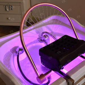 Turri Salon tête thérapie shampooing évier Salon de beauté meubles lavage des cheveux évier bols ensemble <span class=keywords><strong>lavabo</strong></span> pour salon de coiffure coiffure - Product Image 4