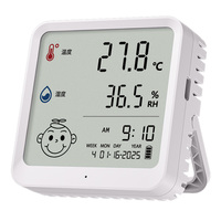 Aikesi Home Indoor New House Decoración Monitor de calidad del aire, medidor de temperatura y humedad del aire