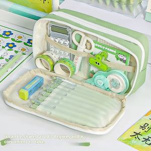 Astuccio Estetico Carino di Grande Capacità, Borsa Organizer Multistrato <span class=keywords><strong>per</strong></span> Cancelleria <span class=keywords><strong>per</strong></span> Ragazze e Studentesse - Product Image 3