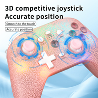 Poignées de manette de jeu sans fil légères RVB populaires pour téléphone portable/commutateur/ordinateur PC