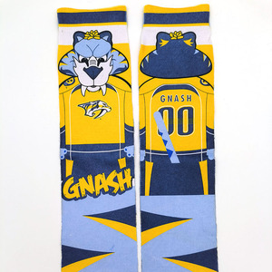 Venta caliente Diseño personalizado Algodón Calcetines largos Dibujos animados Divertido <span class=keywords><strong>Lobo</strong></span> Patrón Calcetines - Product Image 3