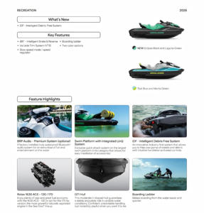 Oferta Especial: Motor BRP 2026 de 130HP y 4 Tiempos, Marca Canadiense, para Moto Acuática <span class=keywords><strong>Sea</strong></span> <span class=keywords><strong>Doo</strong></span> GTI SE 170, para Uso Náutico y en Embarcaciones - Product Image 5