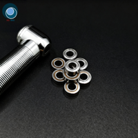 Roulement de micro-turbine SR144ZZ à longue durée de vie, billes en céramique Si3N4, pièces de rechange pour atelier de réparation dentaire, compatible avec pièce à main haute vitesse NSK