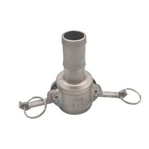 Conector Hidráulico de Compresión de Acero Inoxidable, Tipo Pagoda, Conector de Tubería Hidráulica Tipo C, Adaptador Recto Hembra de 1 Pulgada - Product Image 1