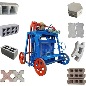 Factory Manufacturers Price Manual Moving Concrete Block Brick Machine Cement Brick Machine