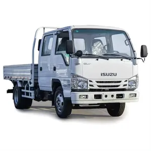 Isuzu 4*2 Doppelreihe Lkw Frachtwagen Diesel-Leichtlastwagen guter Preis 6 Tonnen Linkshänder
