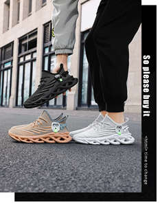 Chaussures pour hommes, nouvelle collection printemps, unisexes, respirantes, sportives, chaussures de course, mode, toutes occasions, chaussures à lacets solides, chaussures en noix de coco, semelles souples, baskets - Product Image 6