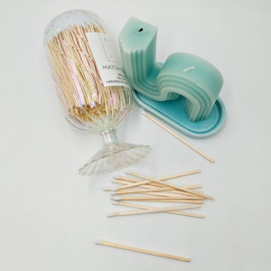 INS sicurezza aromaterapia candela tazza di fiammifero esteso 10cm moderno creativo personalizzato abbinamenti in barattolo di vetro - Product Image 2