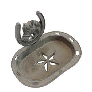 חומר מתכת מותאם אישית בעל סבון ברזל יצוק עם לוגו משומר - Product Image 4