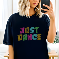 Transfert de strass personnalisé Bling Bling, motif Just Dance, pour T-shirts
