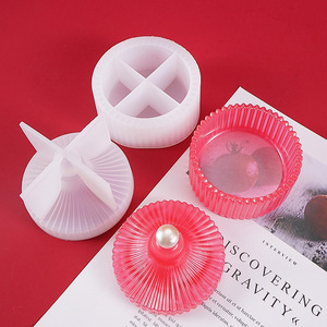 Storage Box DIY Crystal <strong>Epoxy</strong> Silicone Mold Jewelry <strong>Resin</strong> Jewellery Box <strong>Mould</strong> with Lid Casting for DIY Craft Making - Product Image 3