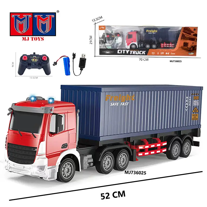 1/24 Scale Juguetes Giant Remote Control Toy Semi Container Trucks Trailers Tractor Car Crawler Rc Truck And Trailer