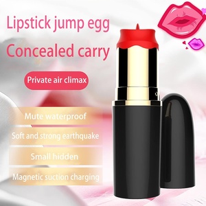 Vibrador con Forma de Lápiz Labial, Vibrador de Punto G con 10 Modos de Vibración, Juguete Sexual con Simulación de Lengua para una Estimulación Precisa - Product Image 3