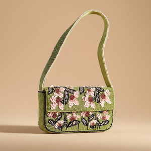 Llamativo monedero con cuentas y hermoso bordado - Product Image 1