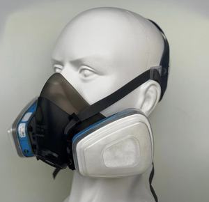 Masker Wajah setengah wajah, Respirator hidrogen sulfida Anti debu, Respirator industri kimia setengah wajah - Product Image 6