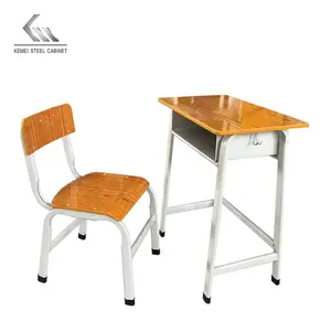 Yüksek kaliteli okul sırası sandalye öğrenci mobilya Metal Modern derslik sırası ve sandalye