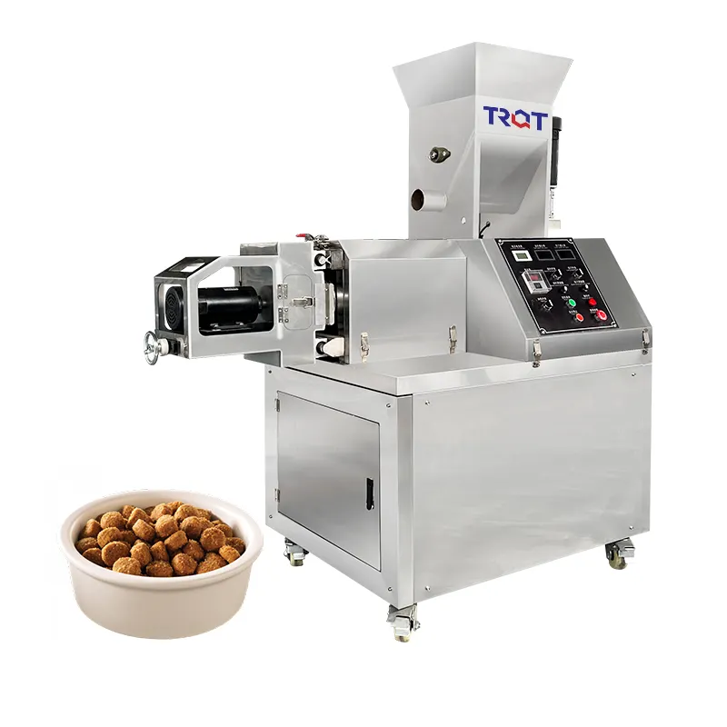 Automatic Stainless Steel Twin Screw Puffing Flour Snacks Food Extruder Machine