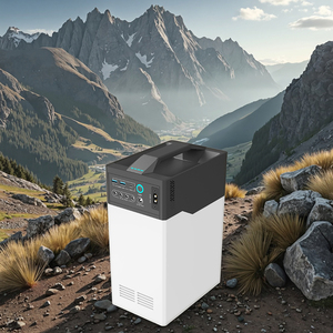 Système de générateur d'énergie solaire extérieur 1000 Wh, batterie LiFePO4 300 W, station d'alimentation portable AC 314 Ah pour les foyers africains - Product Image 2