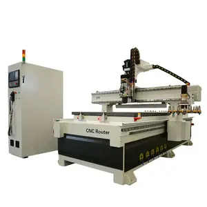 Buen precio 1325 ATC CNC Router 3D Máquina de carpintería de talla de madera con tipo de disco SERVO