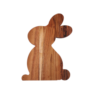 Bunny Shaped Wood Cutting Board 1.5cm Thick Serving Platter Eco-Friendly Sustainable Dishwasher Safe <b>Kitchenware</b> Custom Logo - Product Image 1