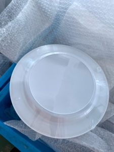 600 pièces ensemble jetable or rose mariage assiettes en plastique or jante assiettes fourchettes couteaux cuillères tasses kit pour la fête - Product Image 6