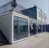 Chine Ensemble modulaire préfabriqué de 3 chambres à coucher minuscule kit modulaire prêt à l'emploi maisons en cabine maison préfabriquée en conteneur d'expédition en paquet plat à vendre