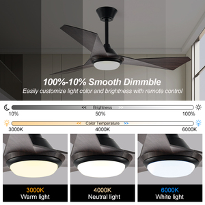 Dẫn ánh sáng trần với fan hâm mộ quạt với ánh sáng 220V phòng ngủ hiện đại ánh sáng trần với fan hâm mộ và từ xa cho phòng khách nhà - Product Image 5