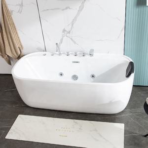 Nouvelle baignoire de massage à remous en acrylique autoportante de luxe portable avec siège et <span class=keywords><strong>jacuzzi</strong></span> - Product Image 3