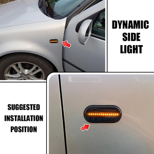 2x Luces LED de Señalización Lateral para C-Max, Fiesta, Focus MK2, Indicador de Dirección para VW Bora, Golf MK4, MK5, 12V, 2 Años de Garantía - Product Image 4