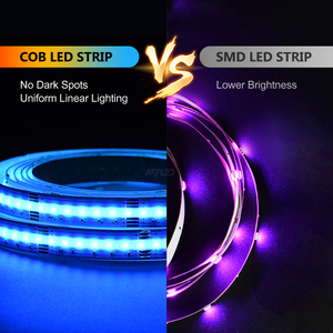 Bande LED COB RGB CCT haute densité 840 LED par mètre pour décoration de fêtes, logo personnalisé, armoire, plafond - Product Image 6