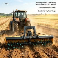 Cultivateur rotatif haute performance série 1GQ avec lame en acier à ressort 65Mn pour tracteur et machines agricoles