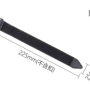 สายรัดยืดหยุ่น Ztc491 สีดำ กว้าง 25 มม. พร้อมแถบเวลโครแบบหนา สำหรับใช้บำบัดบรรเทาความเครียด - Product Image 3