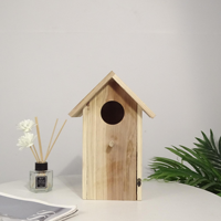 Nichoir Classique de Luxe Moderne en Bois pour Oiseaux - Maison d'Extérieur Toutes Saisons pour Animaux