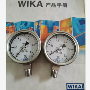 เกจวัดแรงดันแบบอนาล็อก WiKA 230.15 2" 3000psi/MPa สแตนเลสสตีลความบริสุทธิ์สูง - Product Image 4