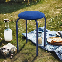 Chaise de loisirs minimaliste moderne, structure métallique, panneau en tissu durable, pliable, couleur personnalisable, hôtel, salle à manger, chambre, salle de sport, école