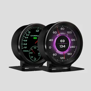 Indicatore di automobile di parametri multipli di monitoraggio del voltmetro dell'affissione a cristalli liquidi digitale di 60MM